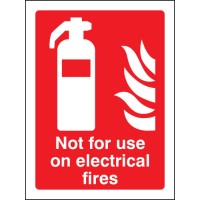 Not for Use On Electrical Fires