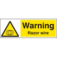 Warning - Razor Wire