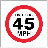 Limited to 45mph