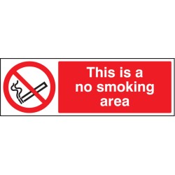 No Smoking Area