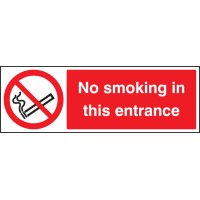 No Smoking in this Entrance