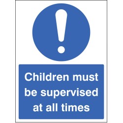 Children Must be Supervised At All Times