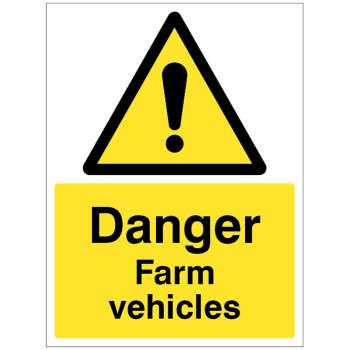 Danger - Farm Vehicles