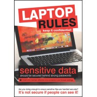 Laptop Rules - Poster