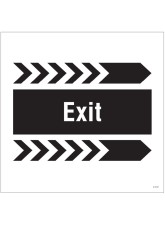Exit - Arrow Right - Site Saver Sign