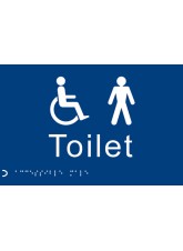 Braille - Toilet Gents / Disabled