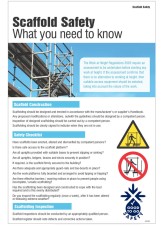 Scaffold Safety - Poster