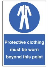 Protective Clothing Must be Worn - Floor Graphic