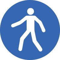 Pedestrian - Floor Graphic