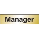 Manager - Engraved Aluminium Effect