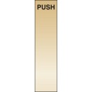 Push - Deluxe Engraved Door Plate