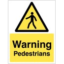 Warning - Pedestrians