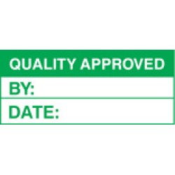 Quality Approved - Labels (Roll of 100)