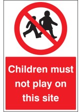 Children Must Not Play On this Site