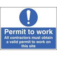 Permit to Work All Contractors Must Obtain a Permit