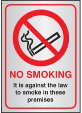 No Smoking it Is Against the Law - (England and Northern Ireland)